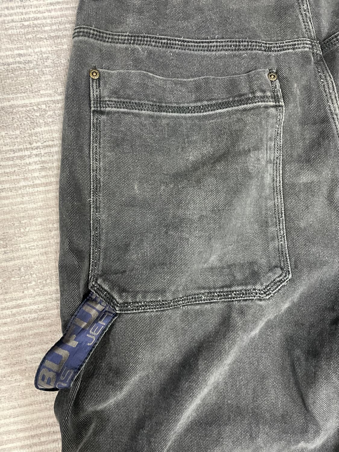 90s old school FUBU 흑청카펜터 상품이미지8