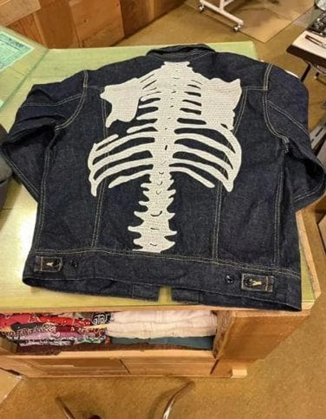 캐피탈 본 데님 재킷 상품이미지2