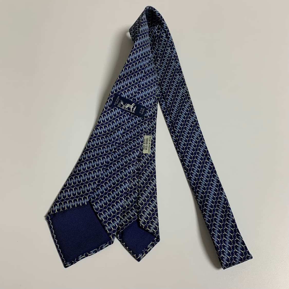 에르메스(HERMES) 명품 100실크넥타이 B+등급 8.3cm 상품이미지7