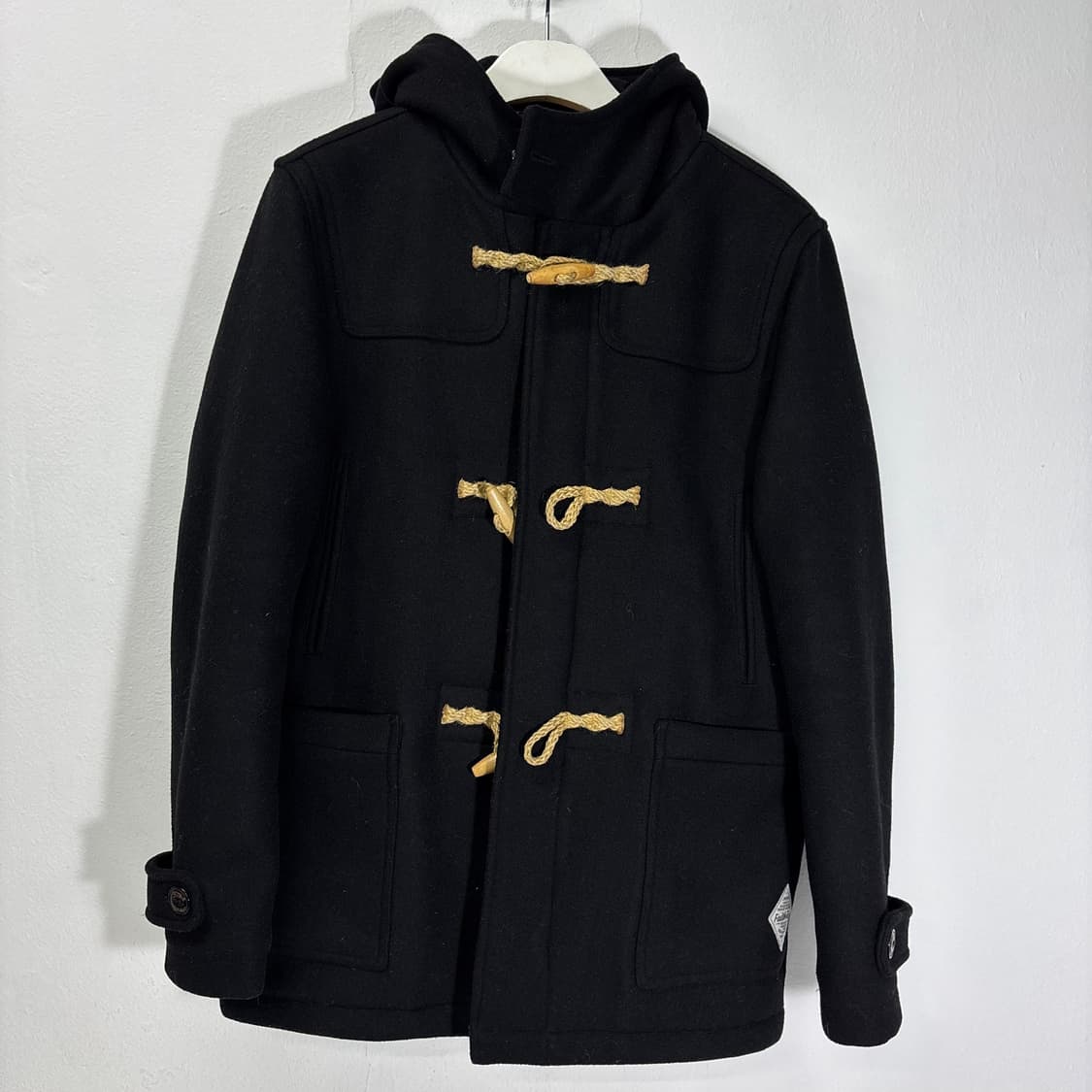 M 세인트페인 블랙 누빔 떡볶이 더플코트 상품이미지1