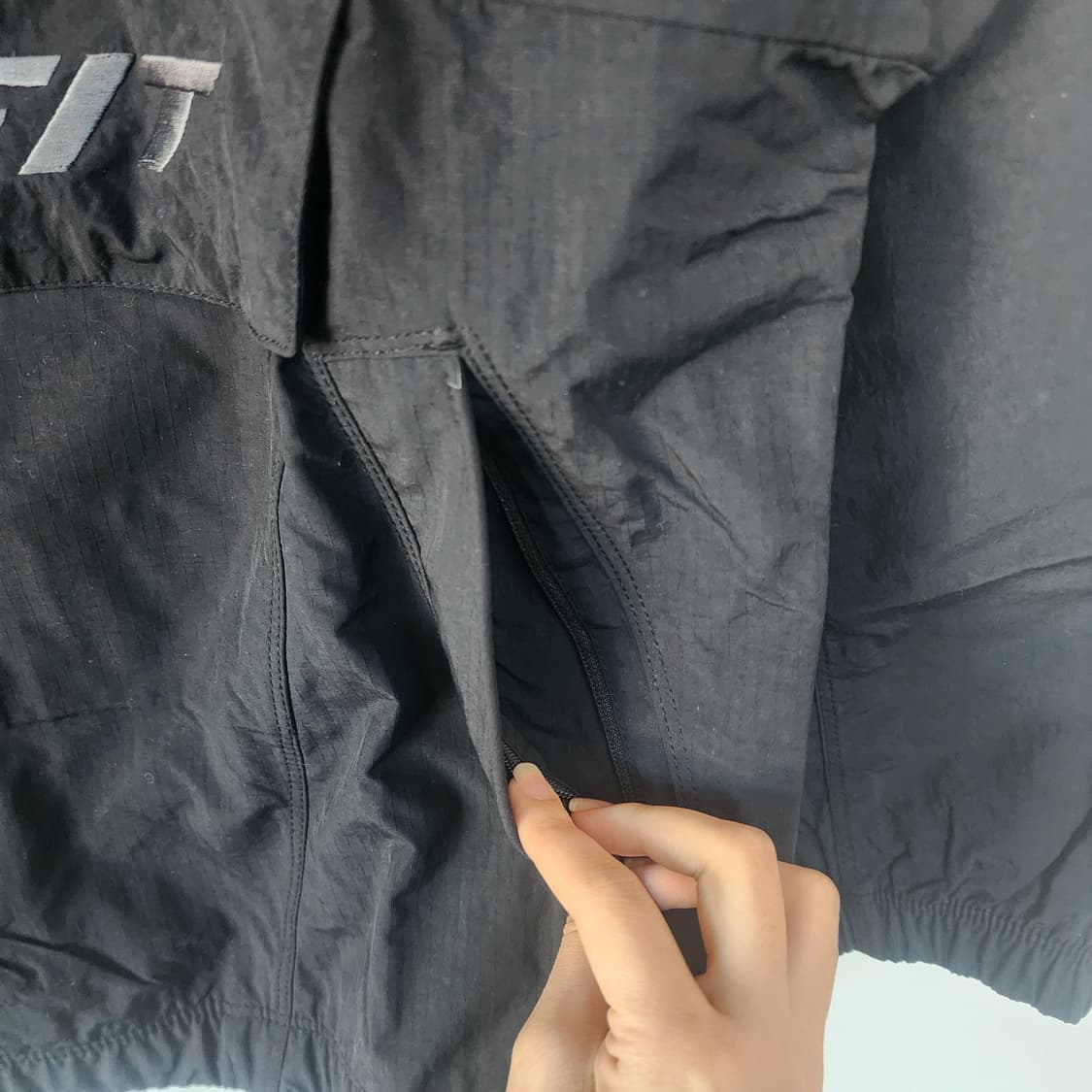 다이나핏 블랙 아노락 바람막이 상품이미지4