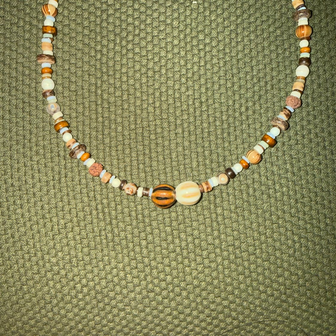 빈티지 세라믹 포인트 비즈 목걸이 상품이미지2