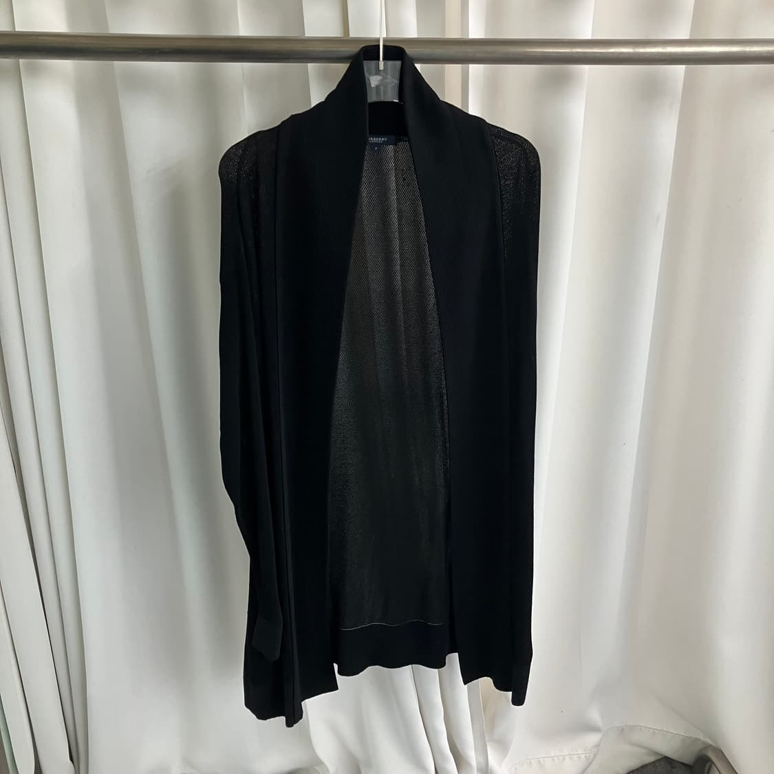 Burberry 버버리 런던 블랙 롱 오픈 가디건  상품이미지1