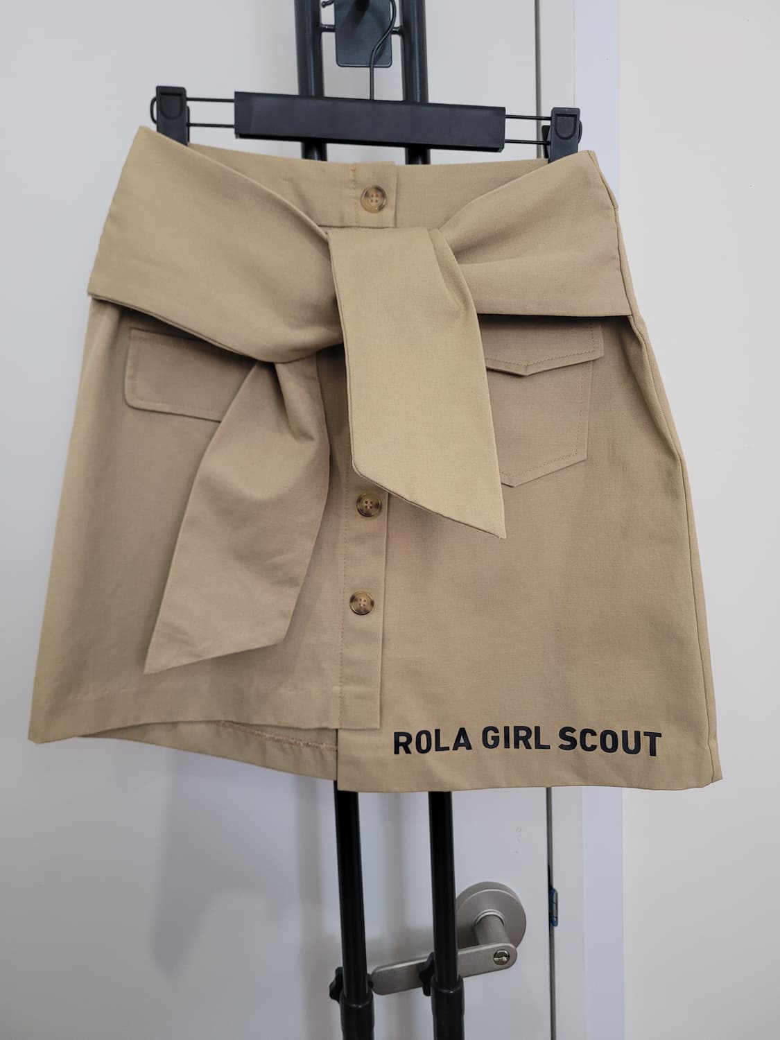 로라로라 리본 테이프 언발 미니 스커트 S사이즈 택달린새제품 상품이미지2