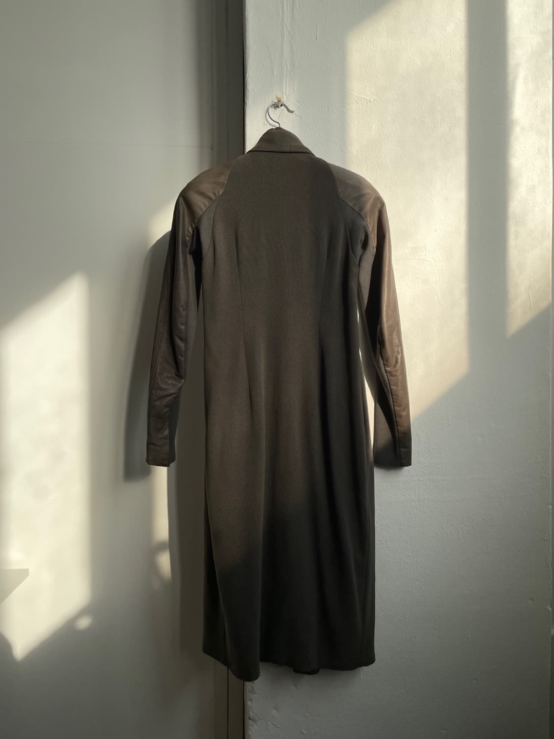 Rick Owens Leather Mixed Coat 상품이미지4