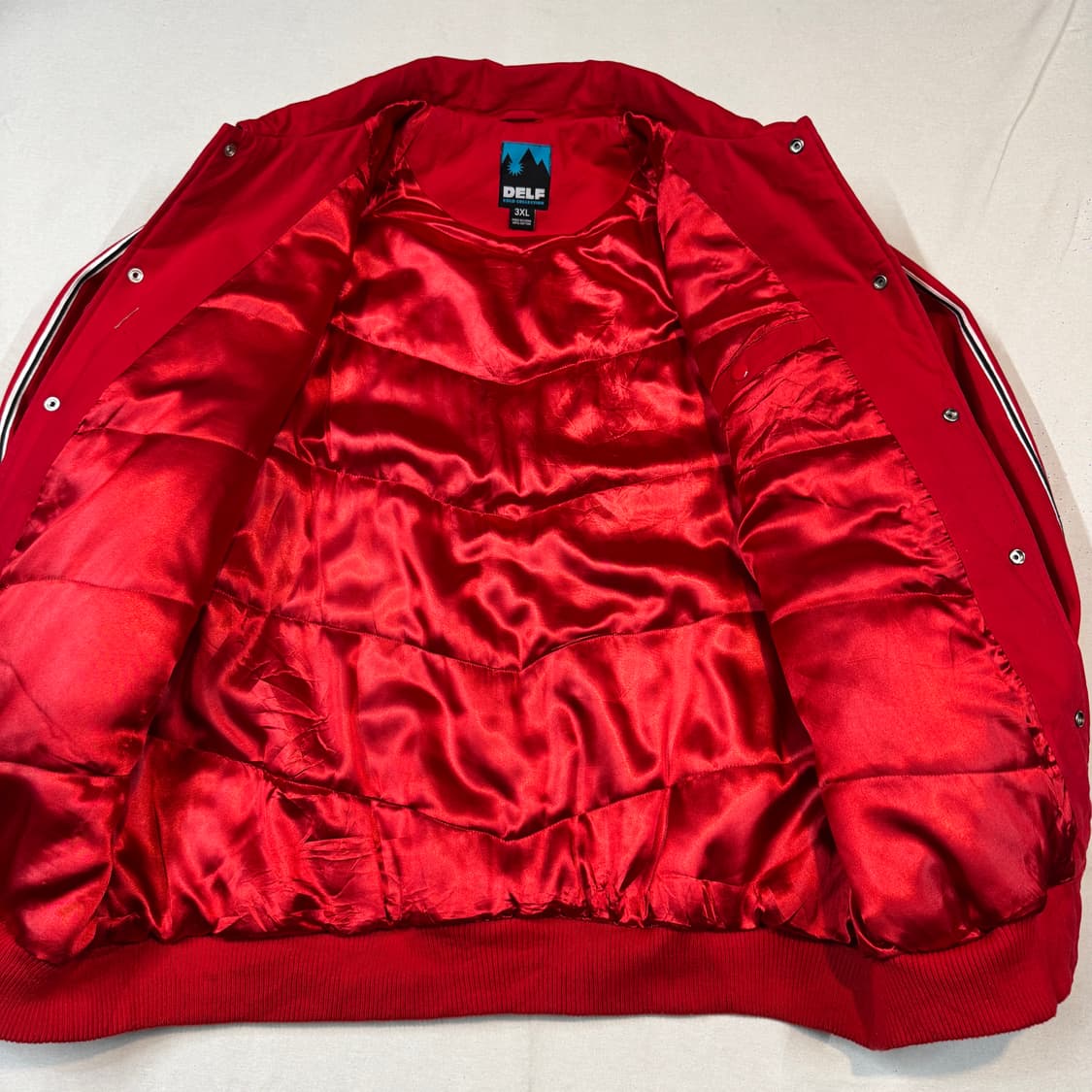 3XL) DELF 델프 애틀랜타 퀼팅 스타디움 바시티 자켓 상품이미지5