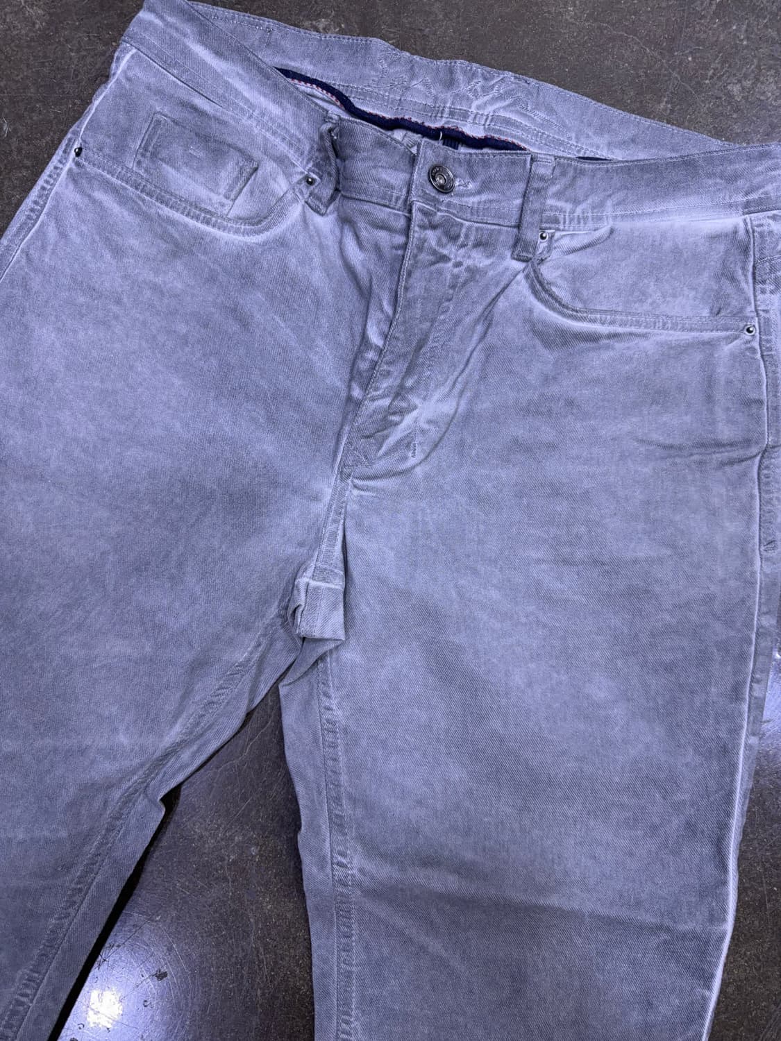 시리즈 힙스터 그레이 다잉 데님 팬츠 34 상품이미지3