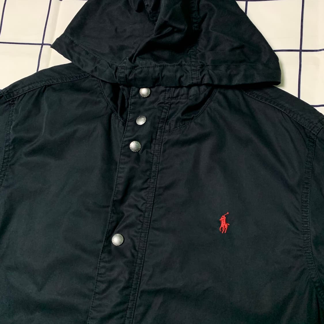 폴로 랄프로렌 블랙 후드자켓 상품이미지5