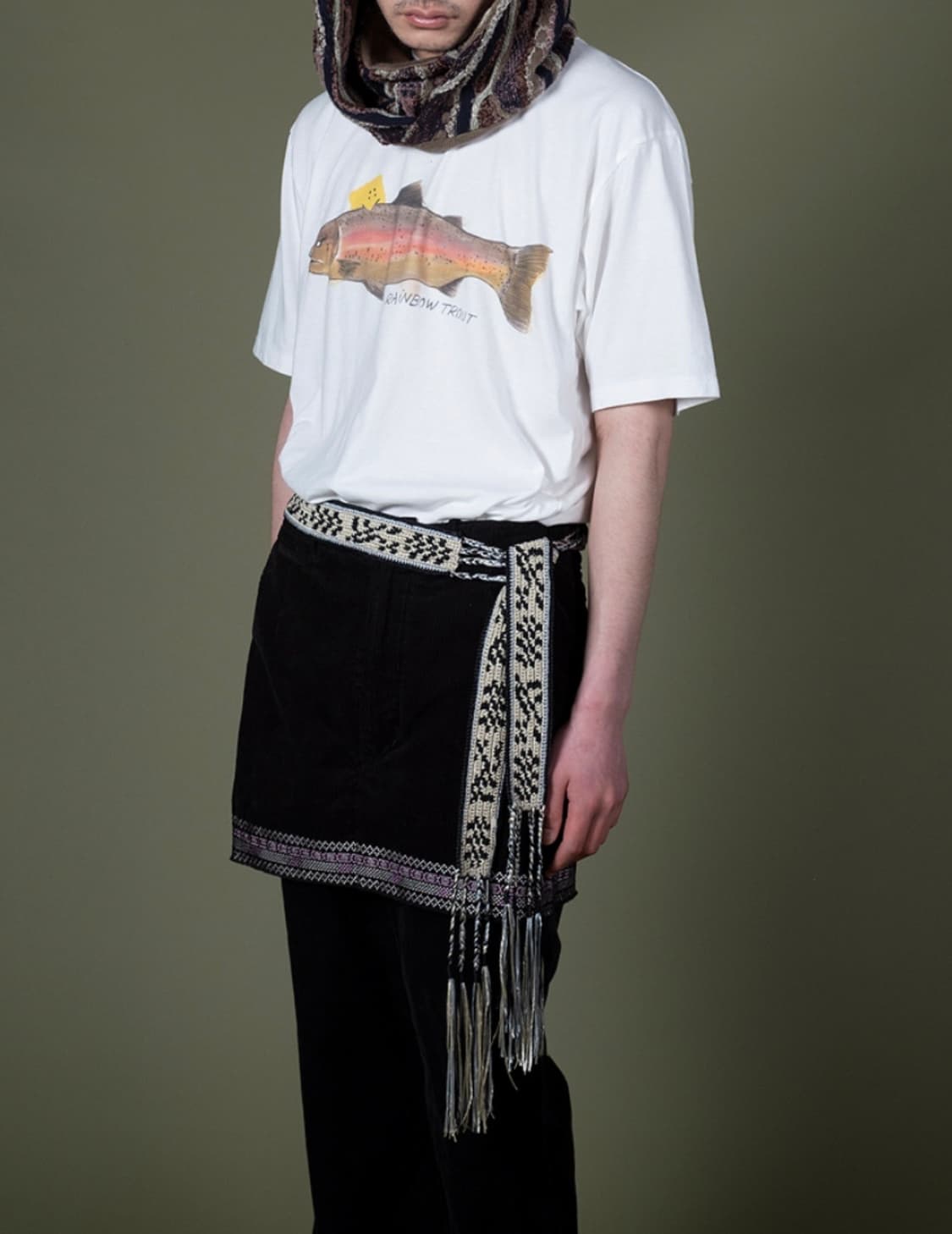 캐피탈(KAPITAL) 20저지 크루 티셔츠 1트라우트, 패키쉬 레인보우 상품이미지6