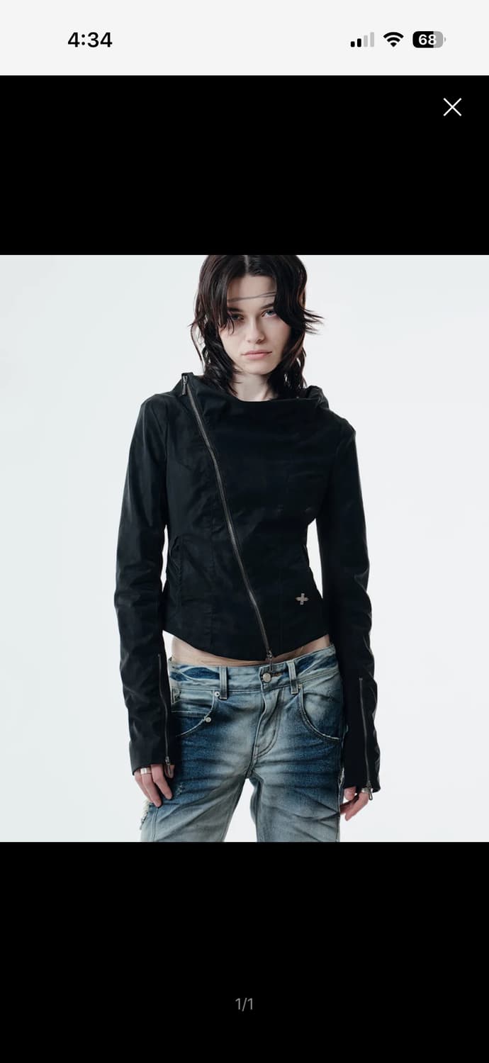 2000아카이브 KAEL DRAPED JACKET (BLACK) 자켓 상품이미지1