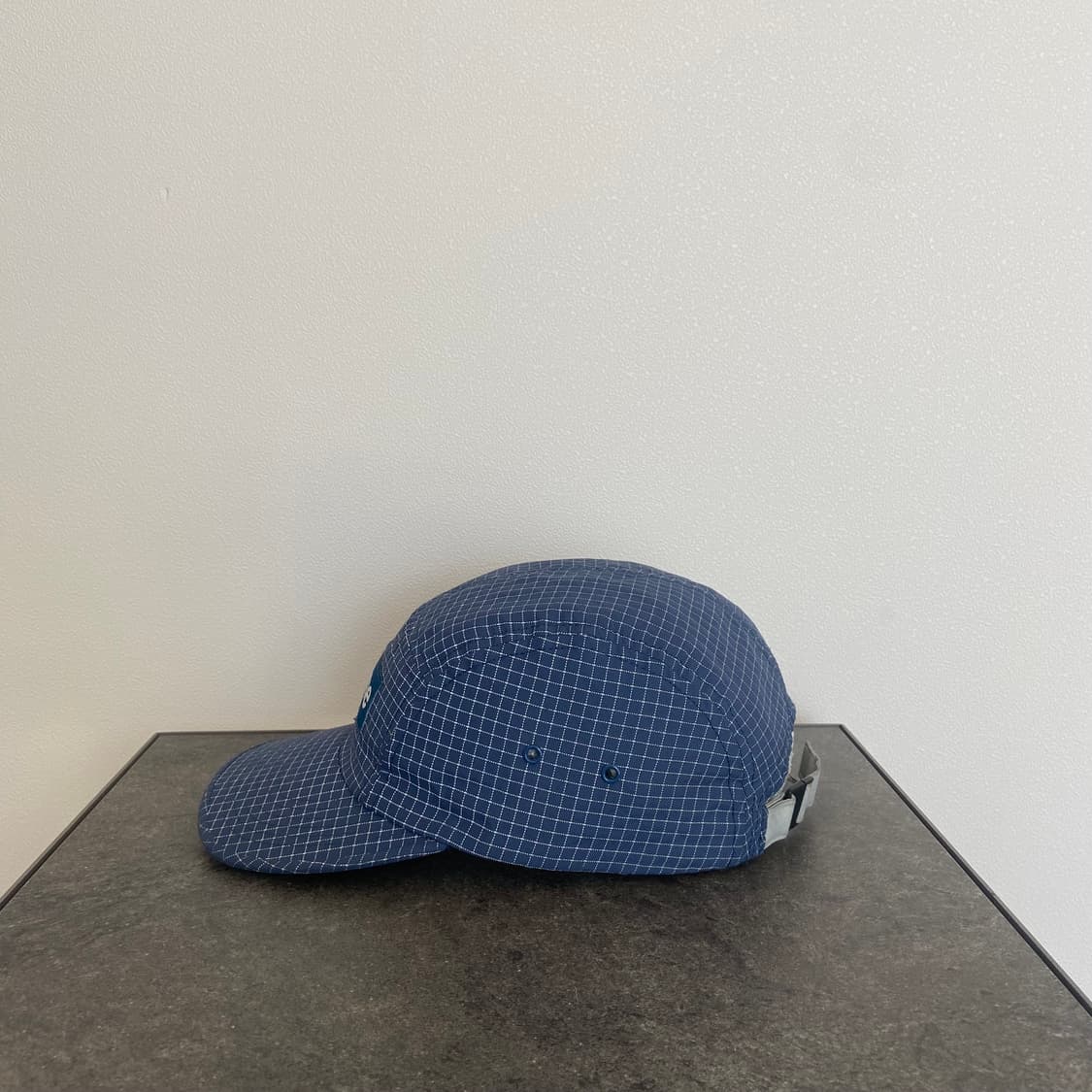 슈프림 립스탑 스카치 네이비 박스로고 캠프캡 모자 상품이미지2