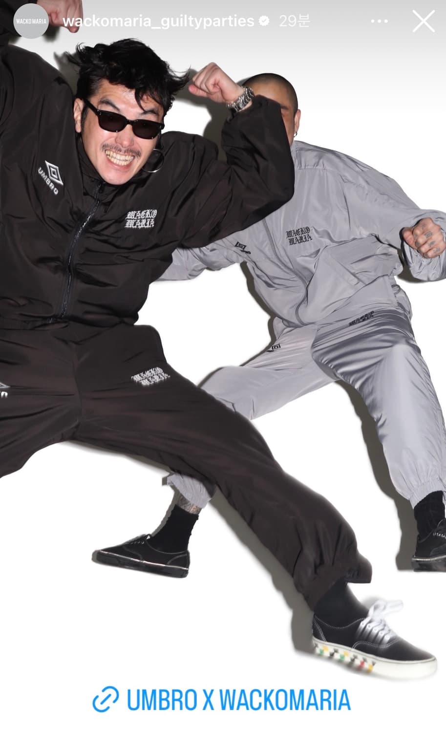 와코마리아 x 반스 어센틱 블랙 체커보드 26.5 상품이미지3