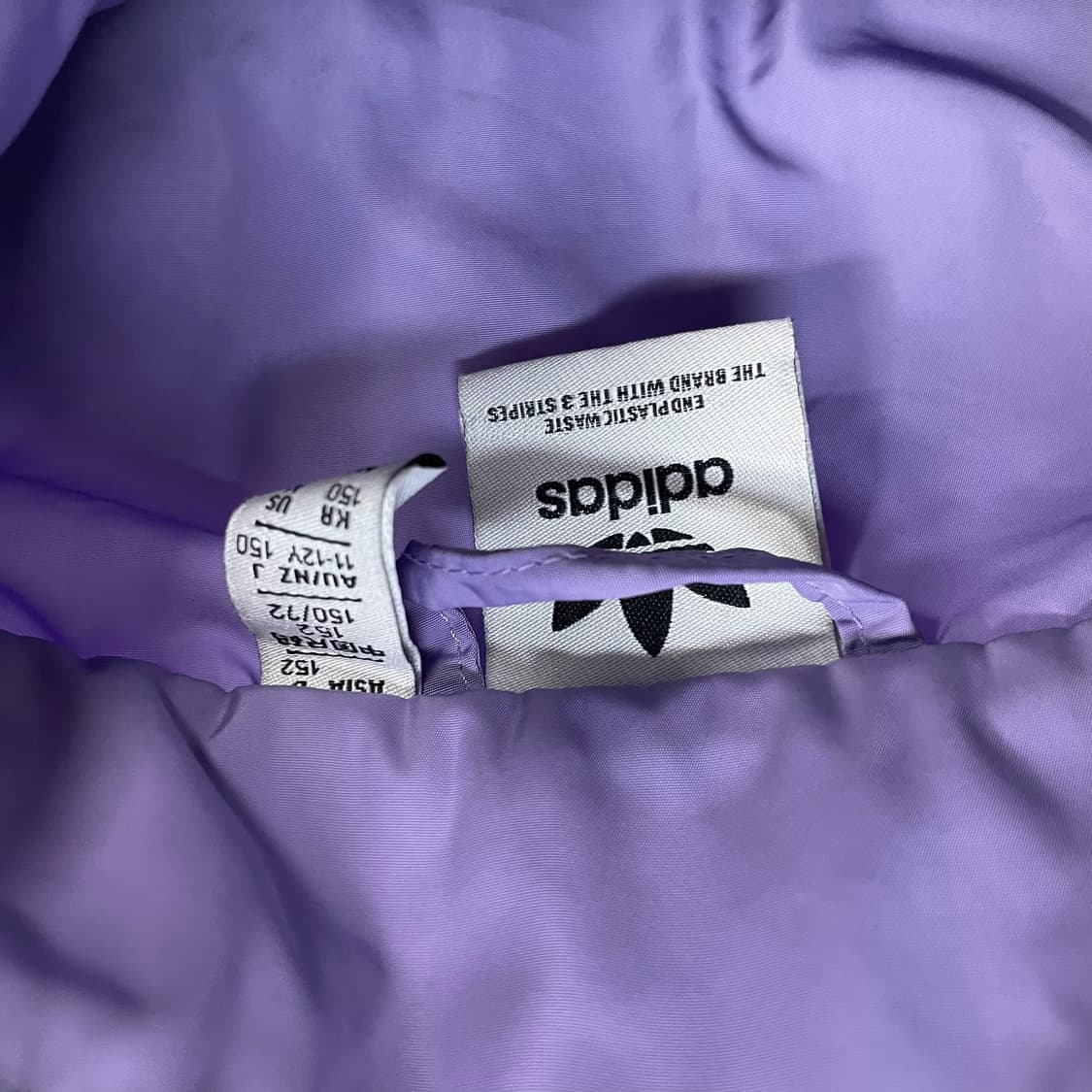 아디다스 크롭 락업 바람막이 자켓 퍼플 상품이미지5