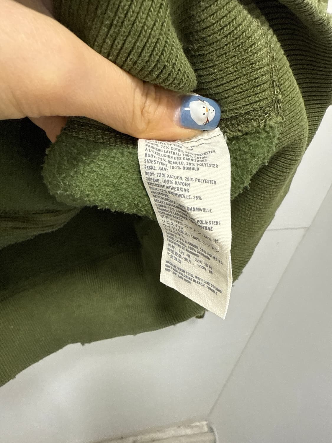 아베크롬비 데미지 후드집업 상품이미지3