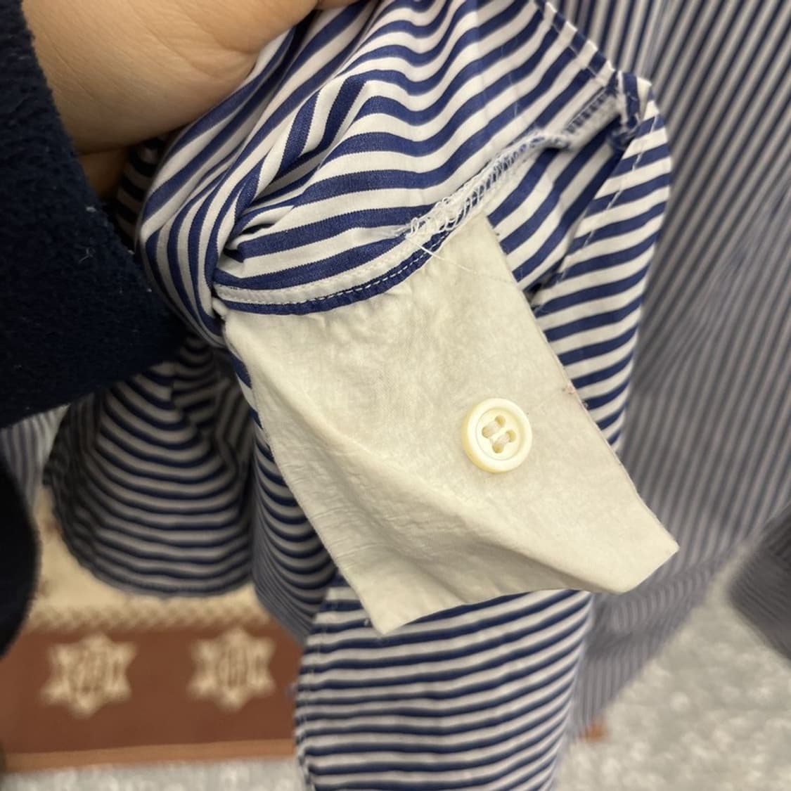 꼼데가르송 빈티지 스트라이프 하트와펜 셔츠 95 C10265 상품이미지6