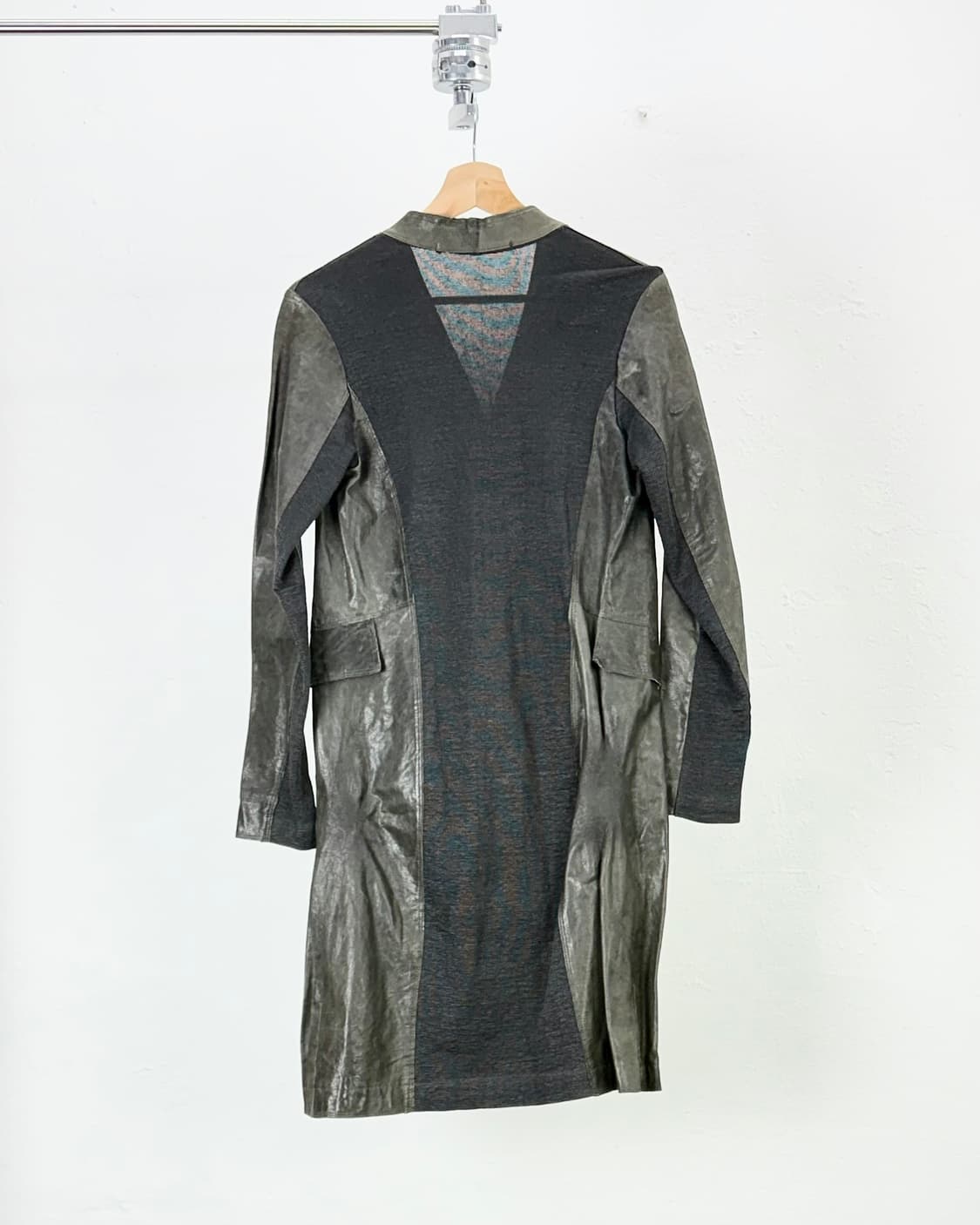 트랜짓 쉽 스킨 카브 길렛 싱글 레더 자켓 상품이미지5