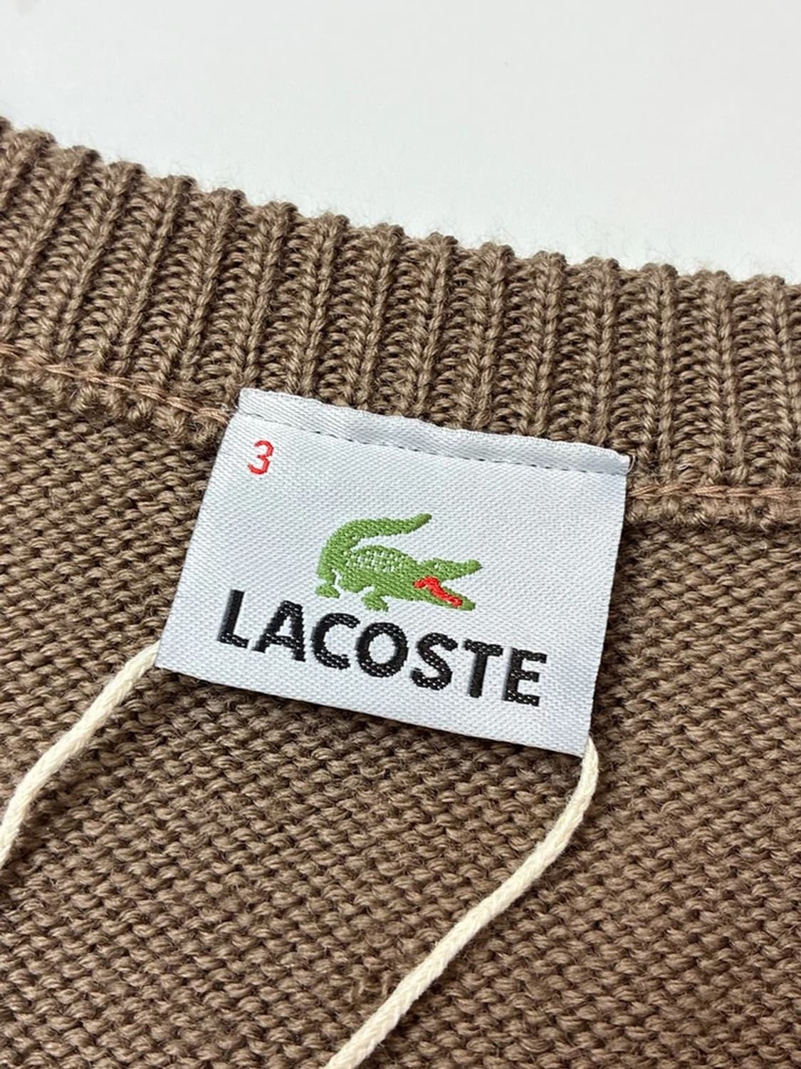 라코스테 90s 재팬 아가일 울 니트 베스트 PN5131 상품이미지6