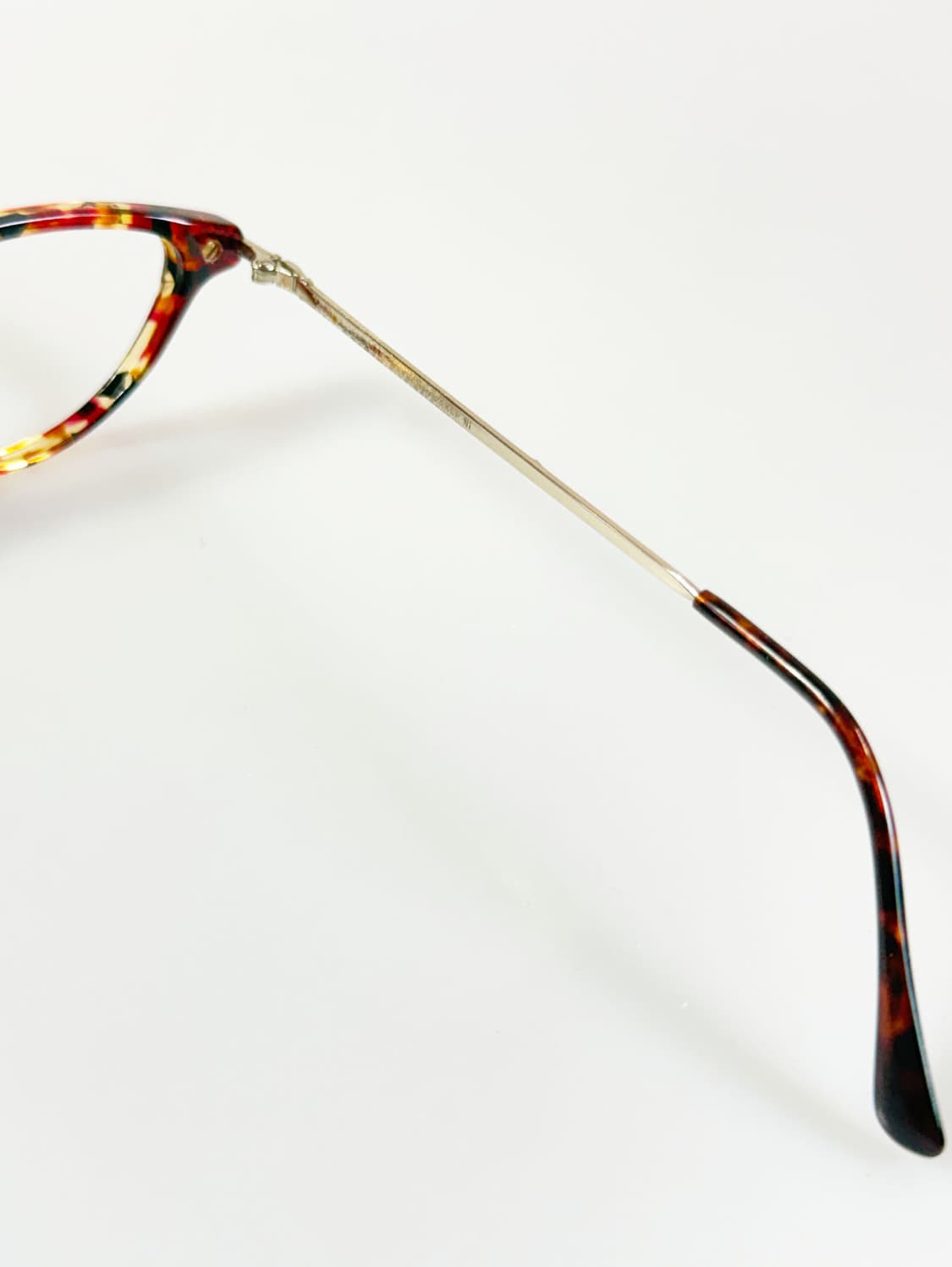 90s SEVA SCHAN 캣아이 뿔테 마블 빈티지 안경 상품이미지7