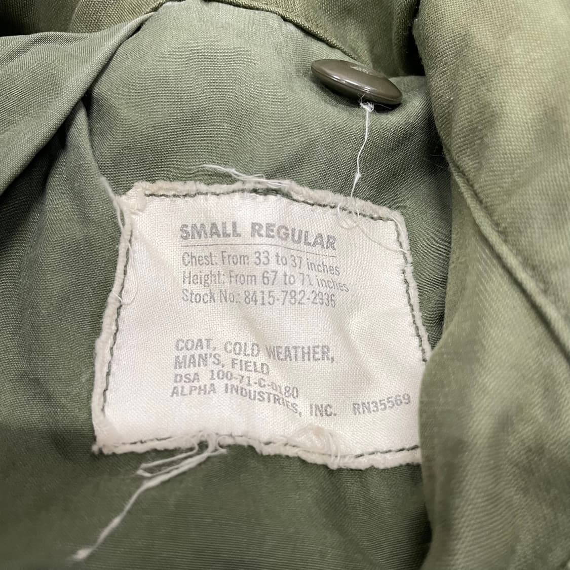 70s 알파인더스트리 M-65 필드자켓 야상자켓 L V5 상품이미지5