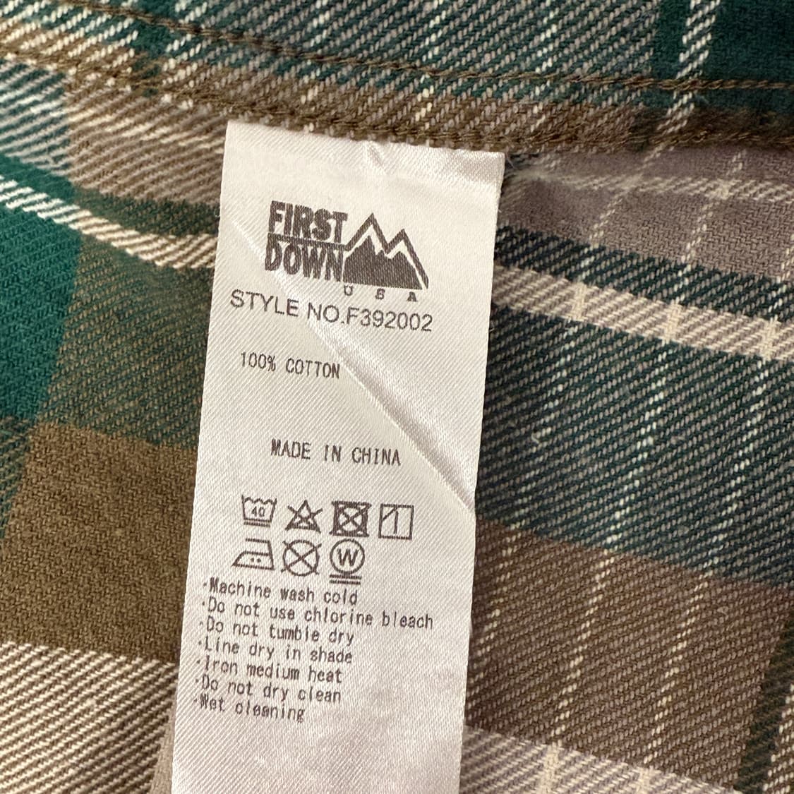 FIRTST DOWN JAPAN 셔츠(L) 상품이미지10