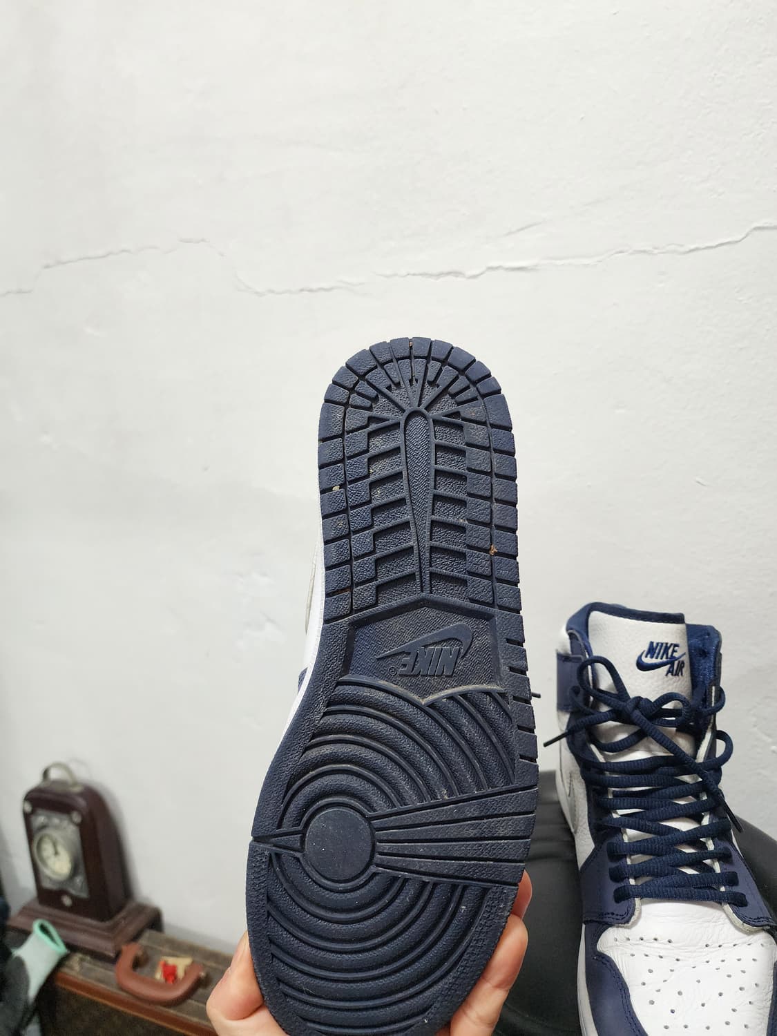 나이키 에어 조던 1 레트로 하이 OG CO.JP 미드나잇 네이비 상품이미지4