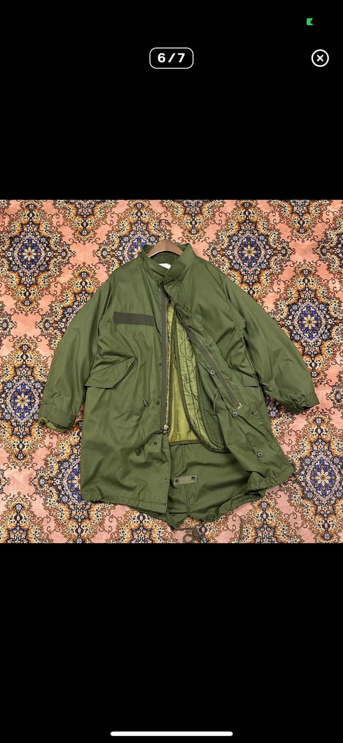 80s OG US M-65 피쉬테일 개파카 상품이미지6