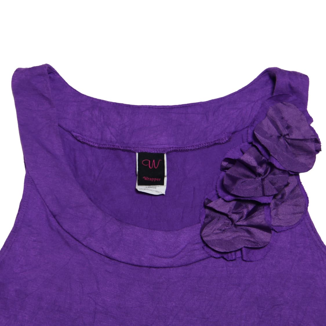 Purple Floral Corsage sleeveless 상품이미지5