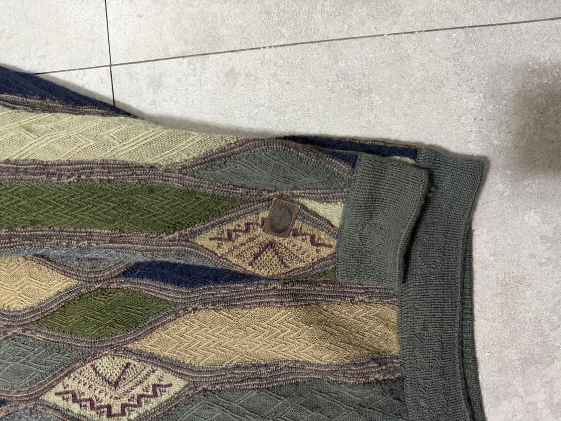 00s  오스트레일리아 빈티지 쿠지패턴 케이블 니트  95~100size 상품이미지7