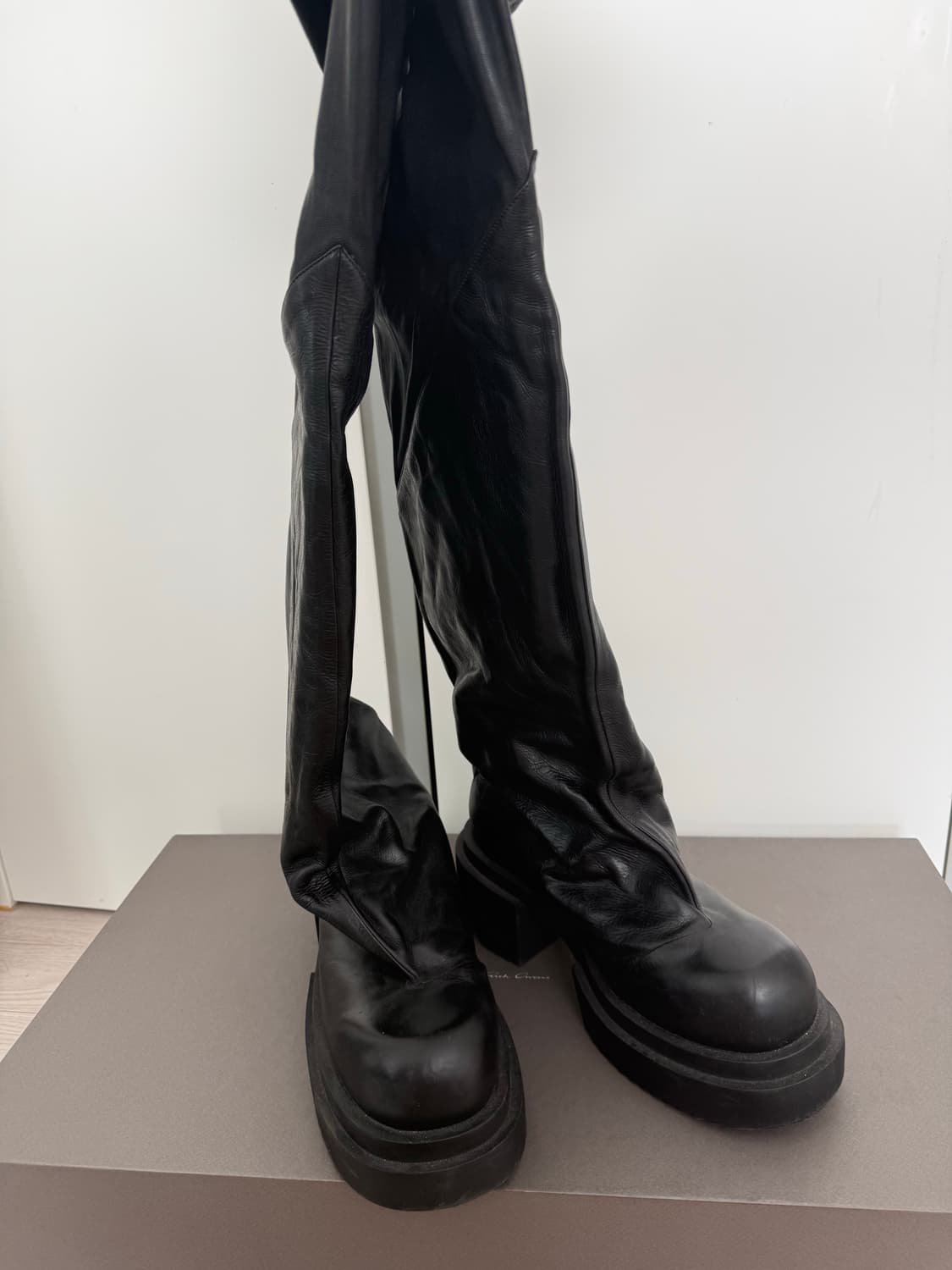 릭오웬스 보건 플레어 하이부츠 43 상품이미지5