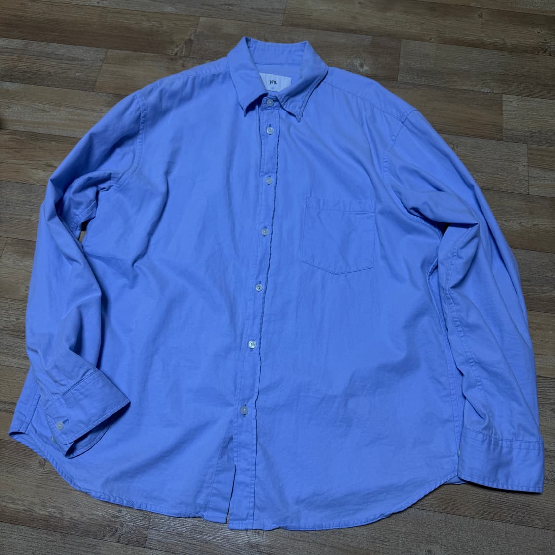 이얼즈어고 코튼드릴 포이카셔츠 클래식핏 상품이미지1