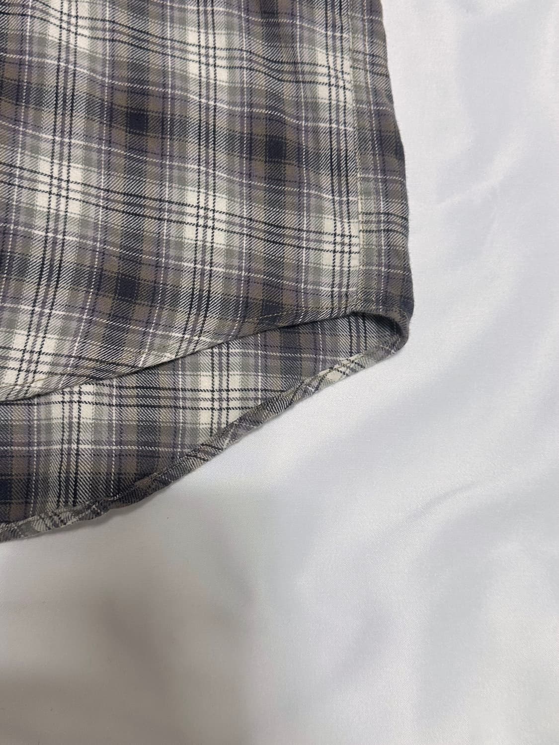 휠라 빈티지 체크 셔츠 상품이미지6