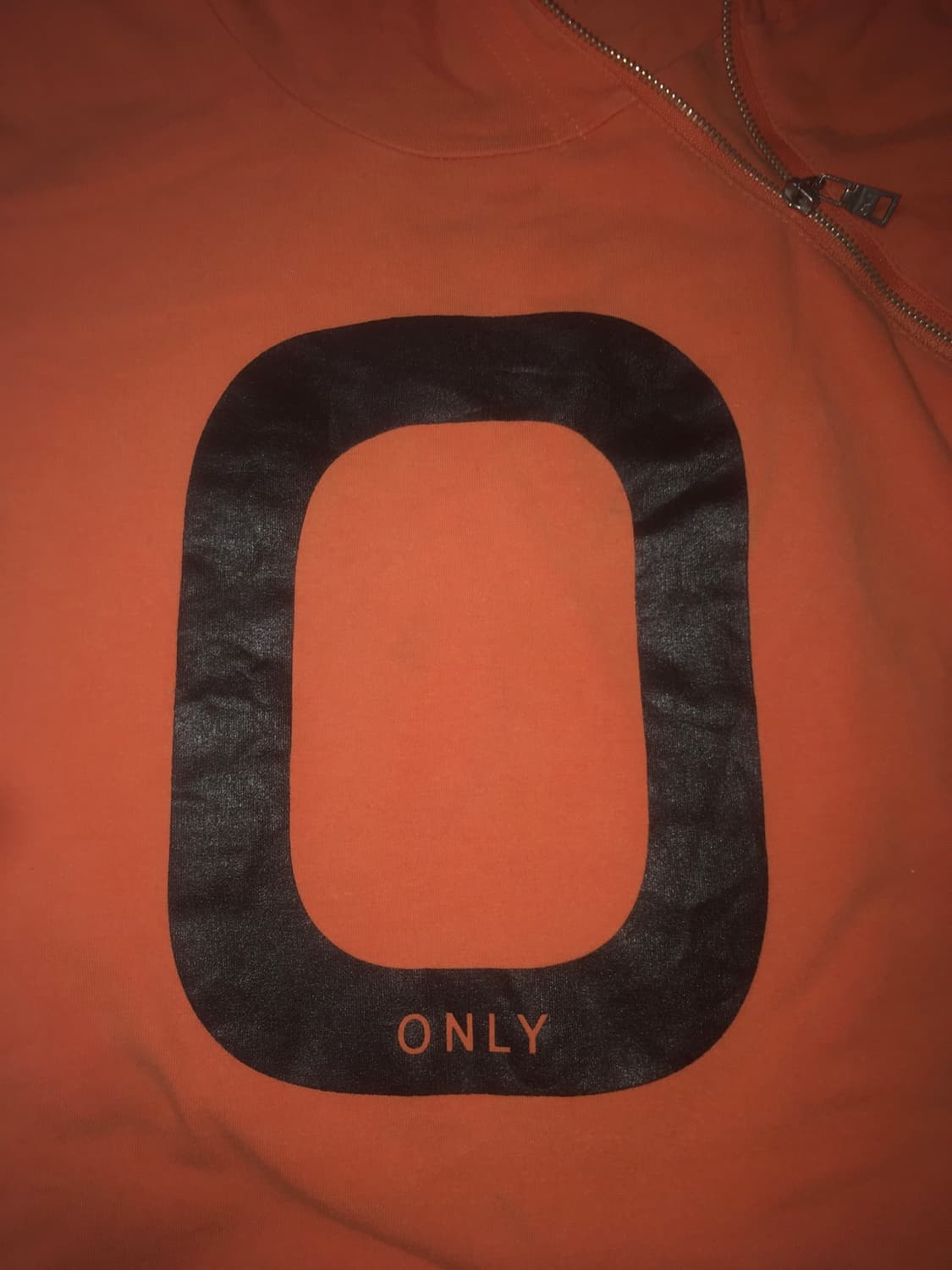 ONLY orange zip hoodie 상품이미지5
