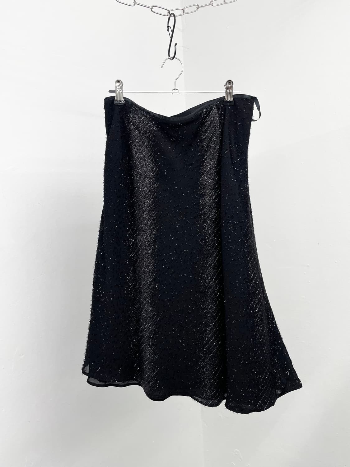 블랙페어리 샤인 프릴 시어 스커트  상품이미지4