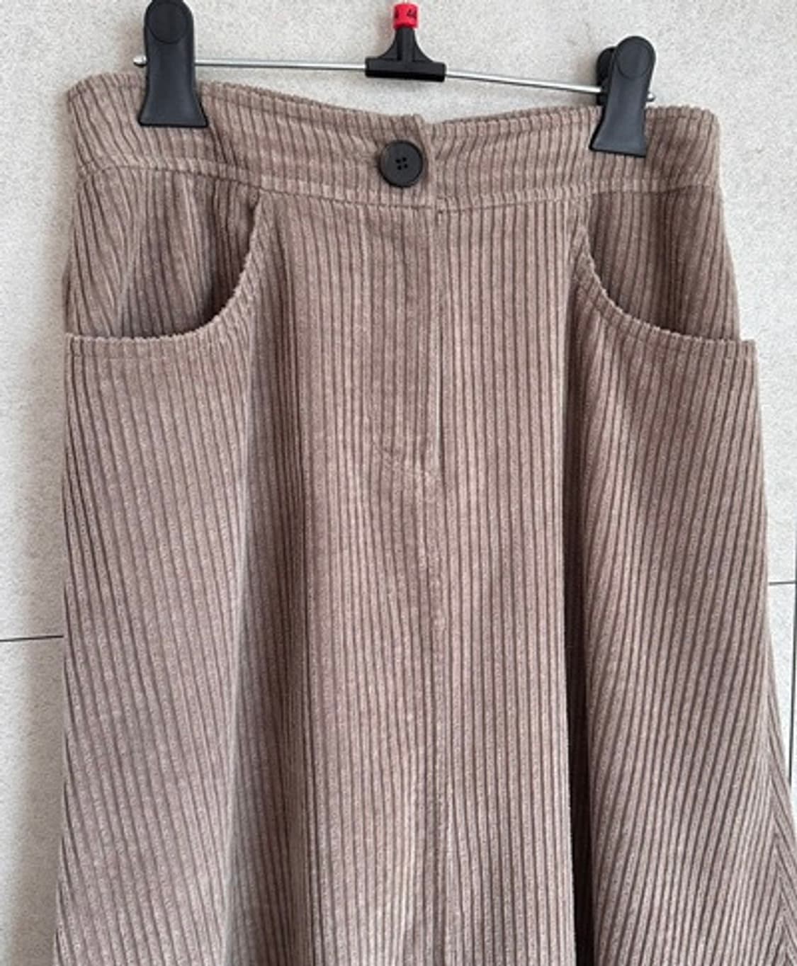 새) 베네통 레터링 골덴 롱-스커트  상품이미지6