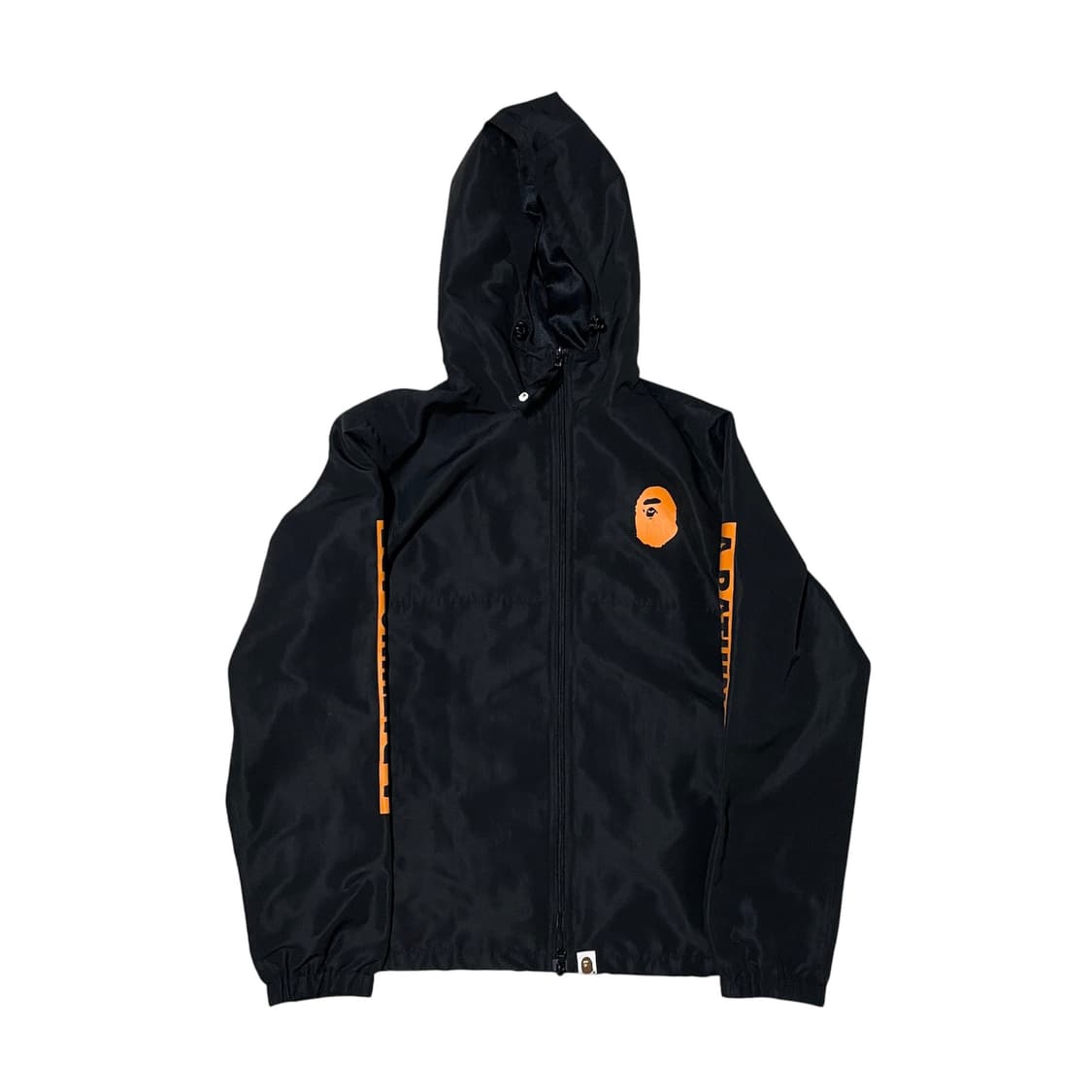 M) 베이프 헤드 로고 텍스트 프린팅 바람막이 윈드브레이커 자켓 상품이미지1