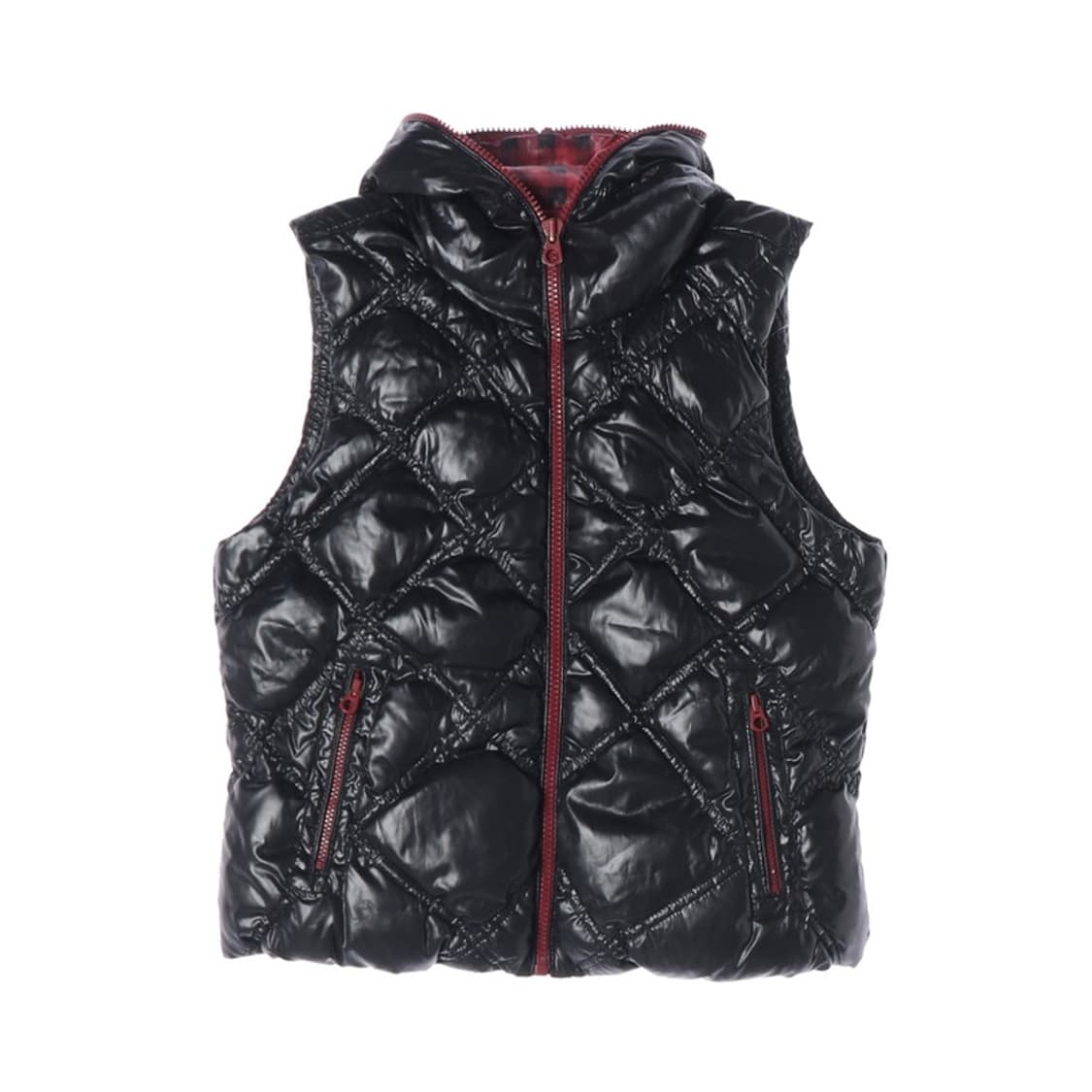 GUESS 유광 패딩 조끼 S 상품이미지1