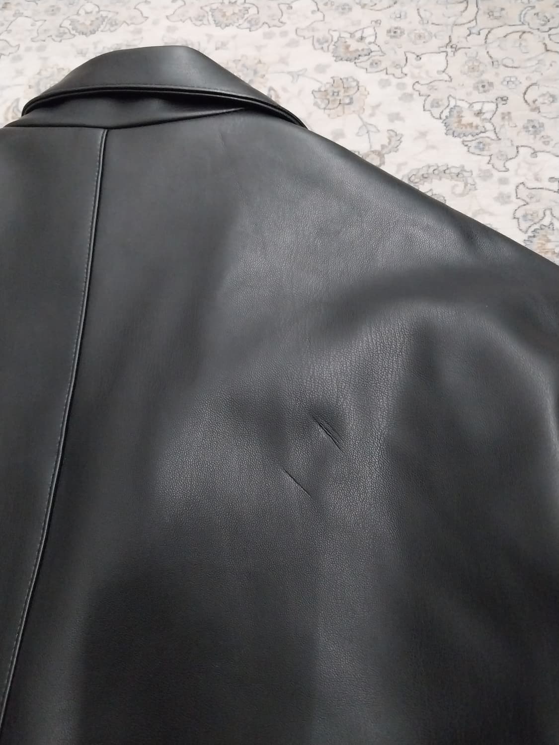 라퍼지 스토어 버핑 레더 블레이져 L 상품이미지3