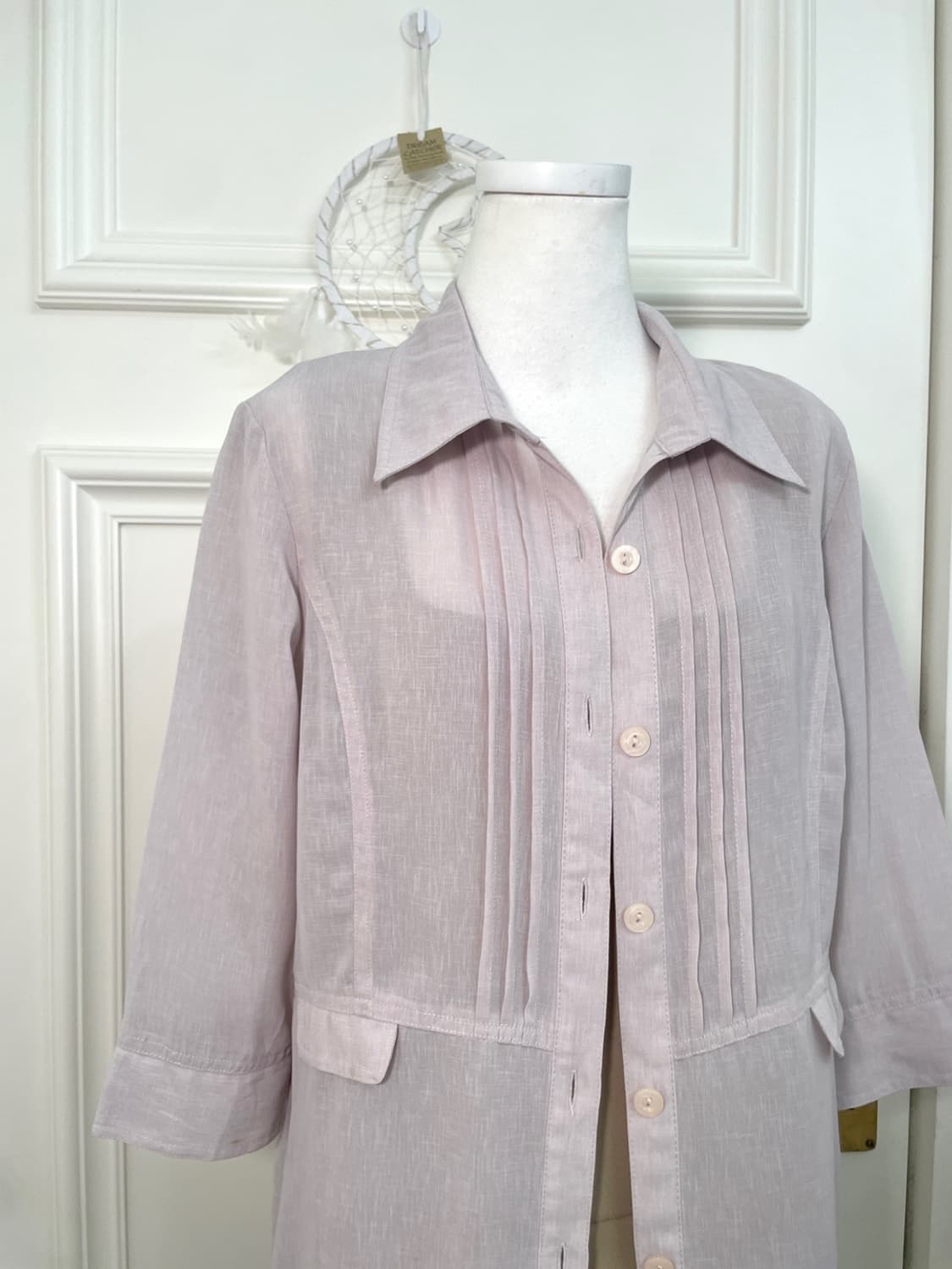 mute lavender summer blouse jacket 상품이미지6