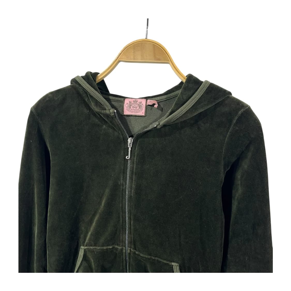 [JUICY COUTURE] 쥬시꾸뛰르 벨벳 스타 레터링 후드집업 상품이미지3