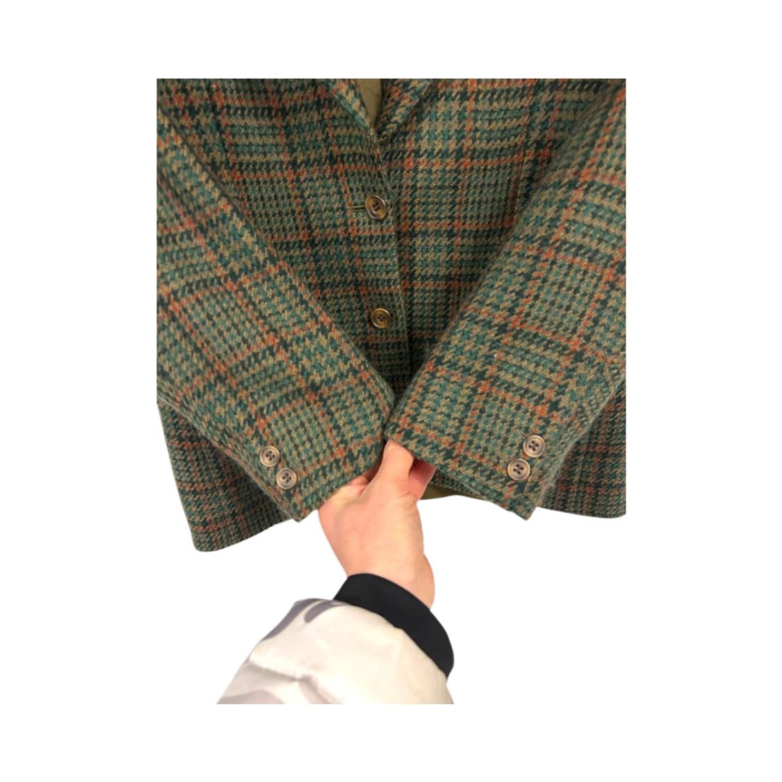 (W-ML) 레이 빔즈 영국제 울 체크 블레이저 OB-004 상품이미지3