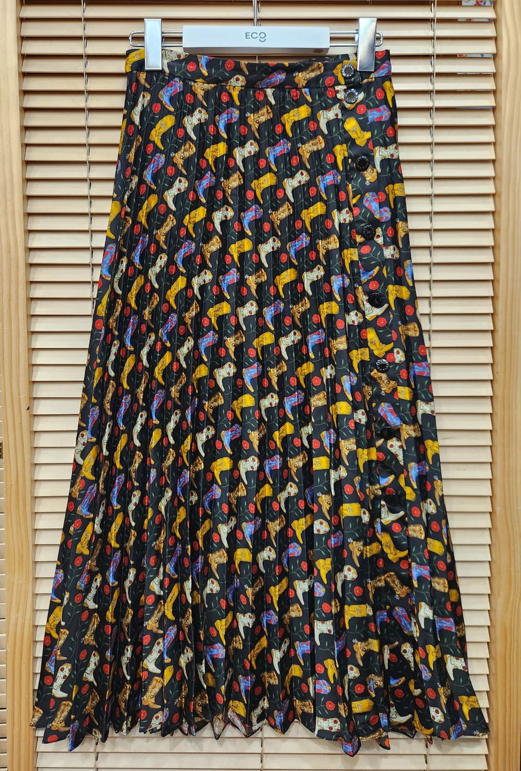 (새상품)산드로 팔마프린트 플리츠스커트 상품이미지1