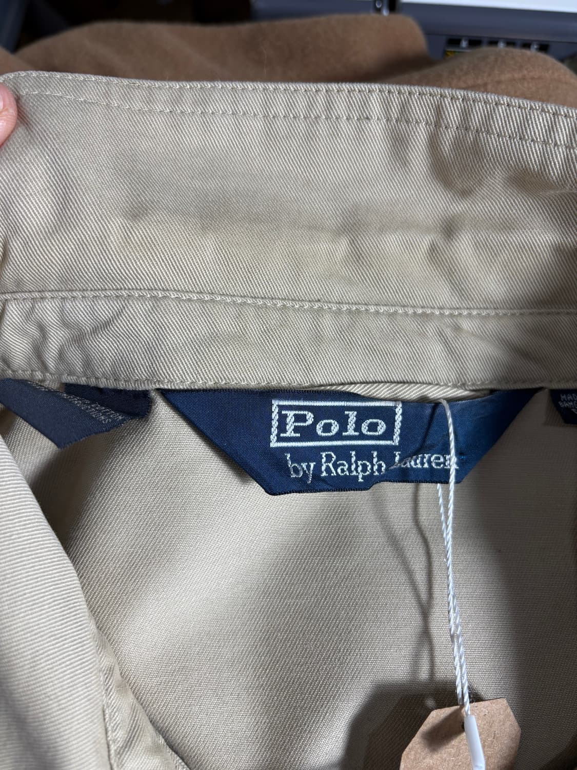 Polo 폴로 베이지 코튼 자켓 상품이미지6