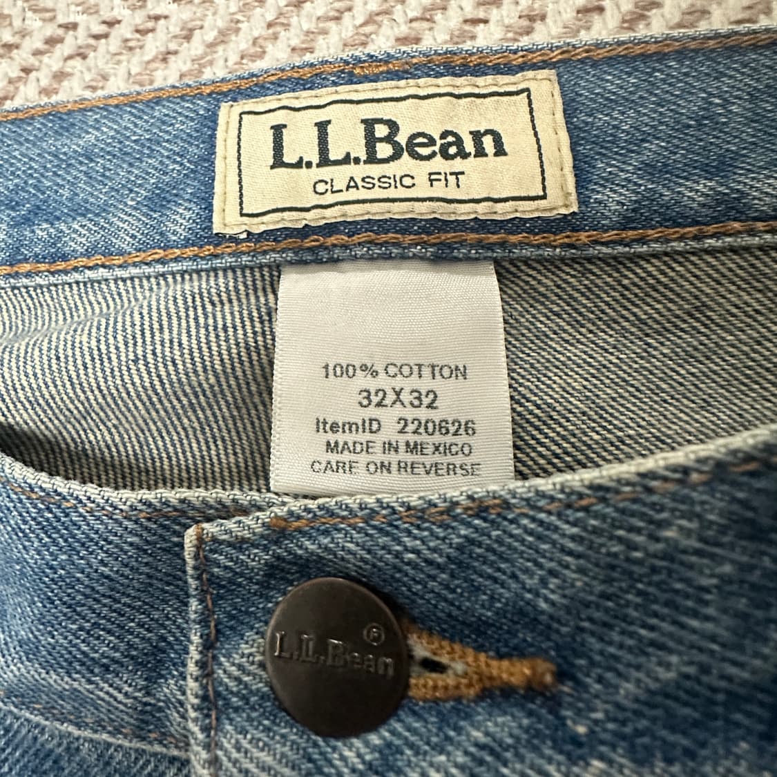 L. L. BEAN mexico made denim pants 상품이미지3