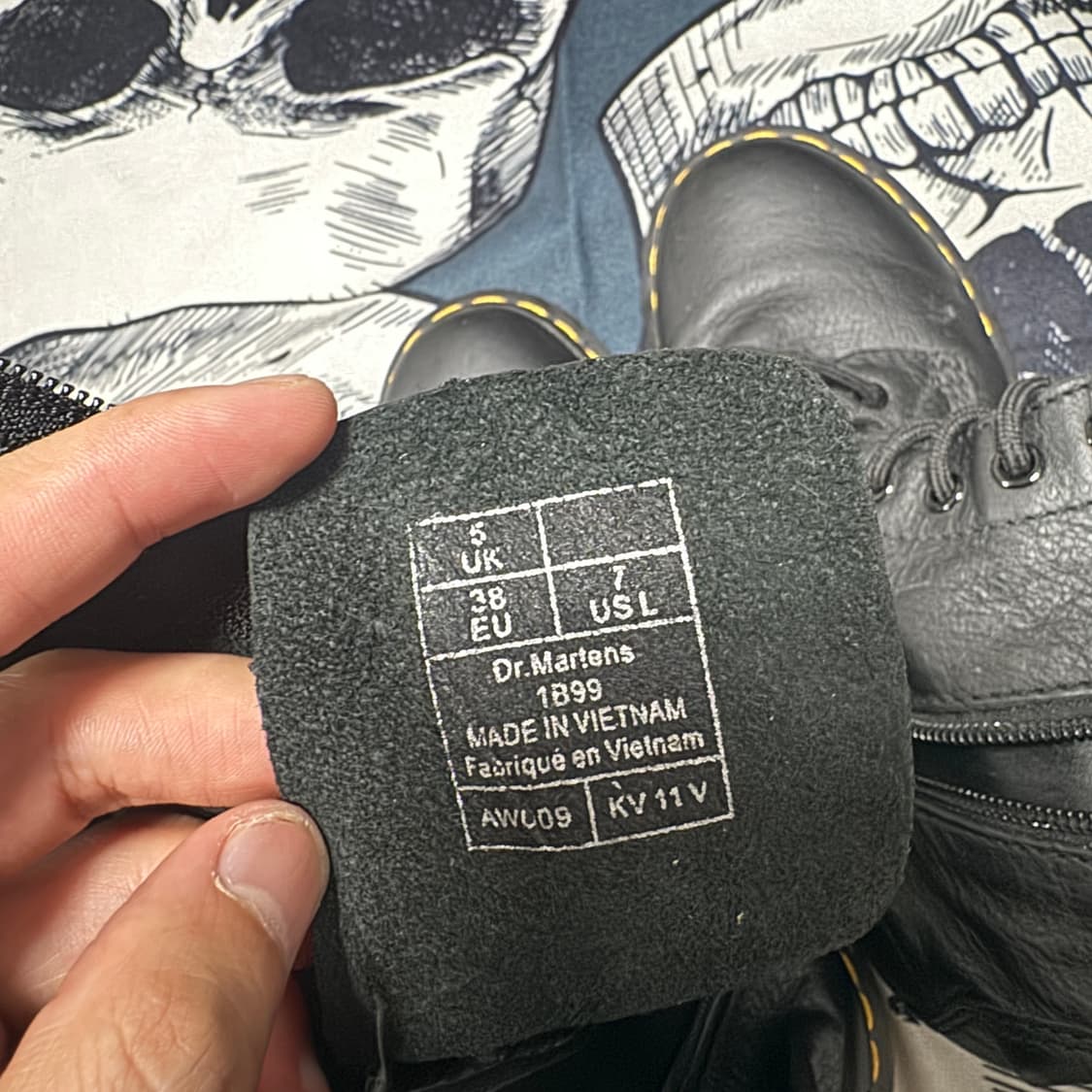 닥터마틴 1899비건싱클레어 워커 EU38 240사이즈  상품이미지4