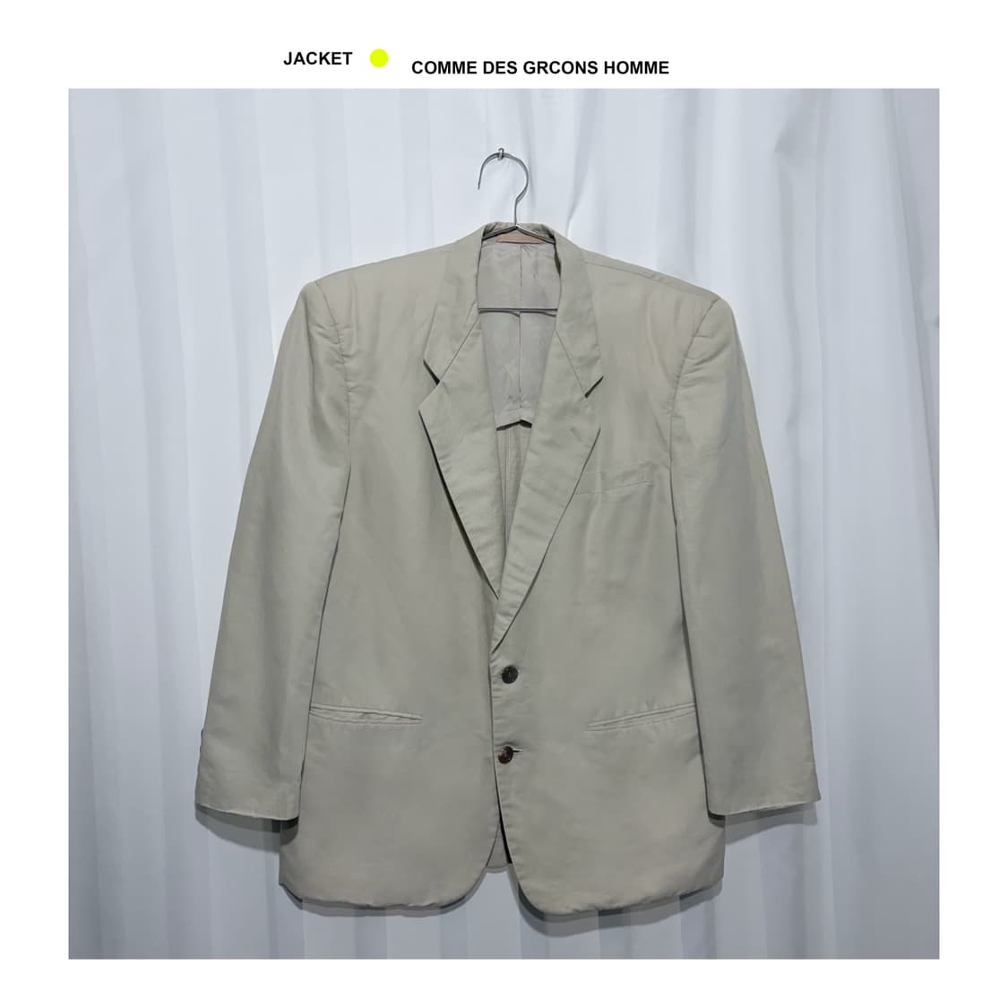 꼼데가르송 다나카옴므 AD1991 블레이저 상품이미지1