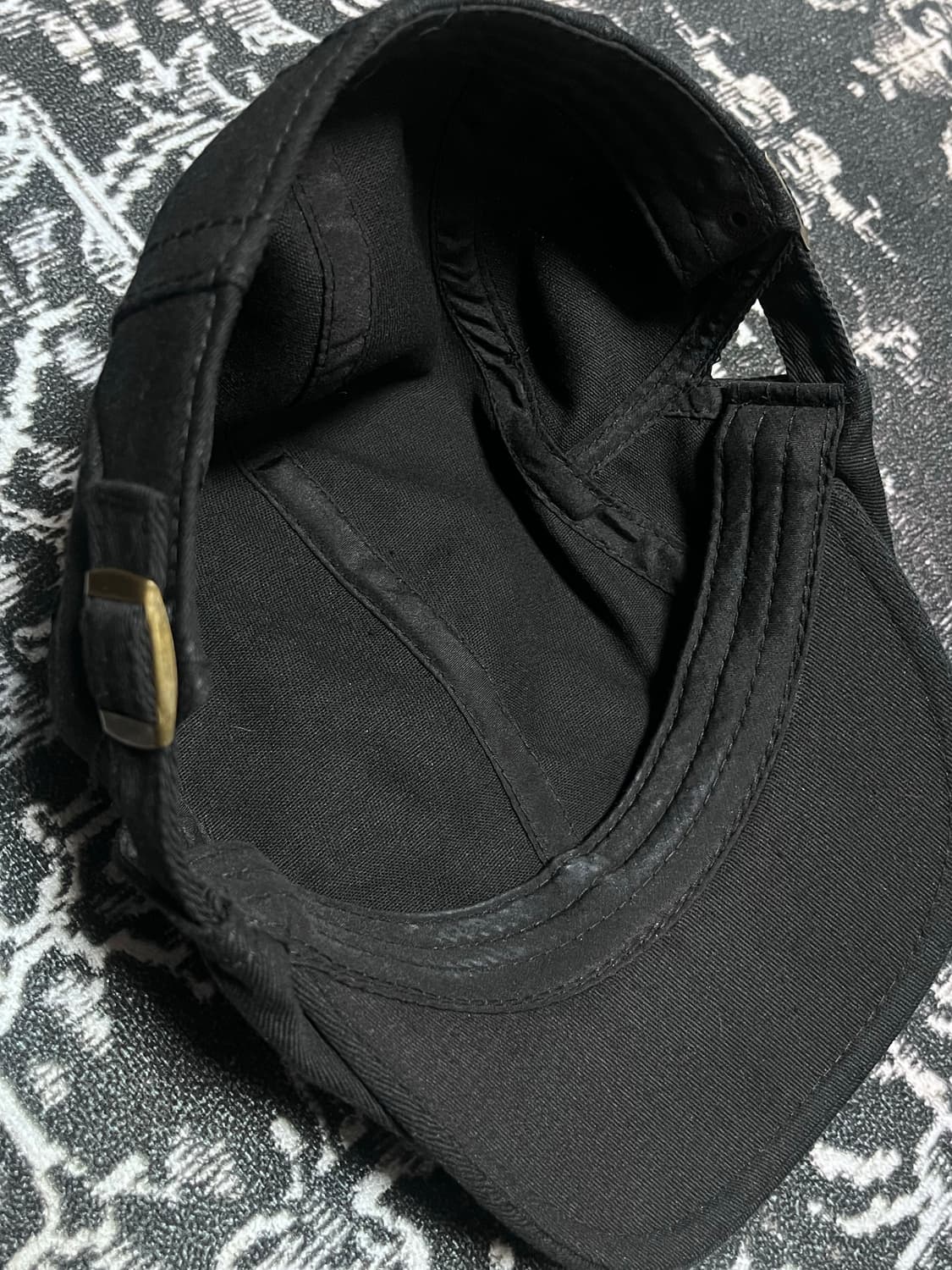 별 프린팅 스터드 레오파드 캡 상품이미지3