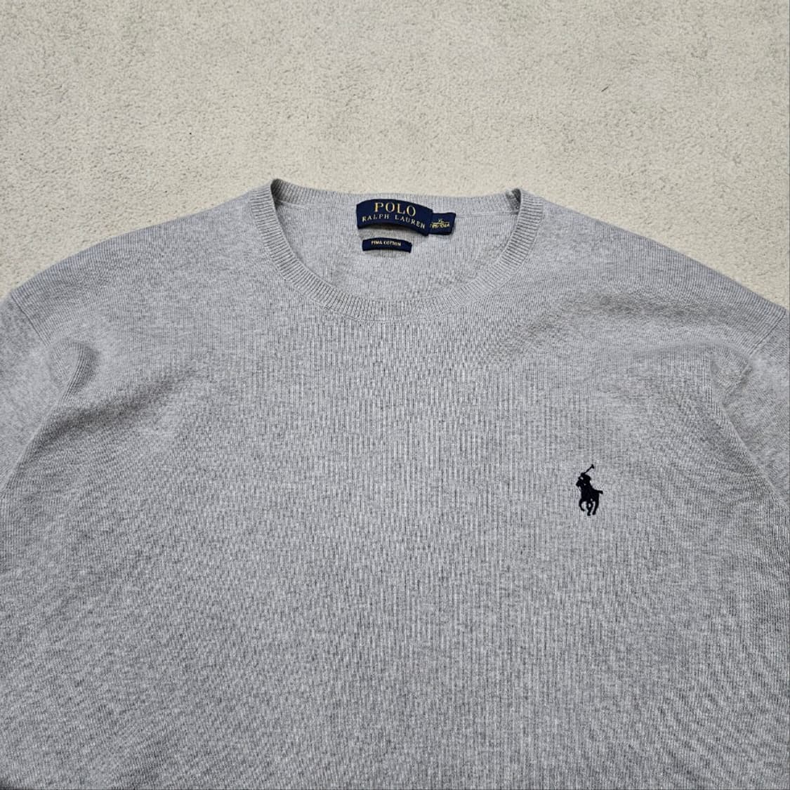 폴로 랄프 로렌 신형 피마 코튼 니트 XL 상품이미지4