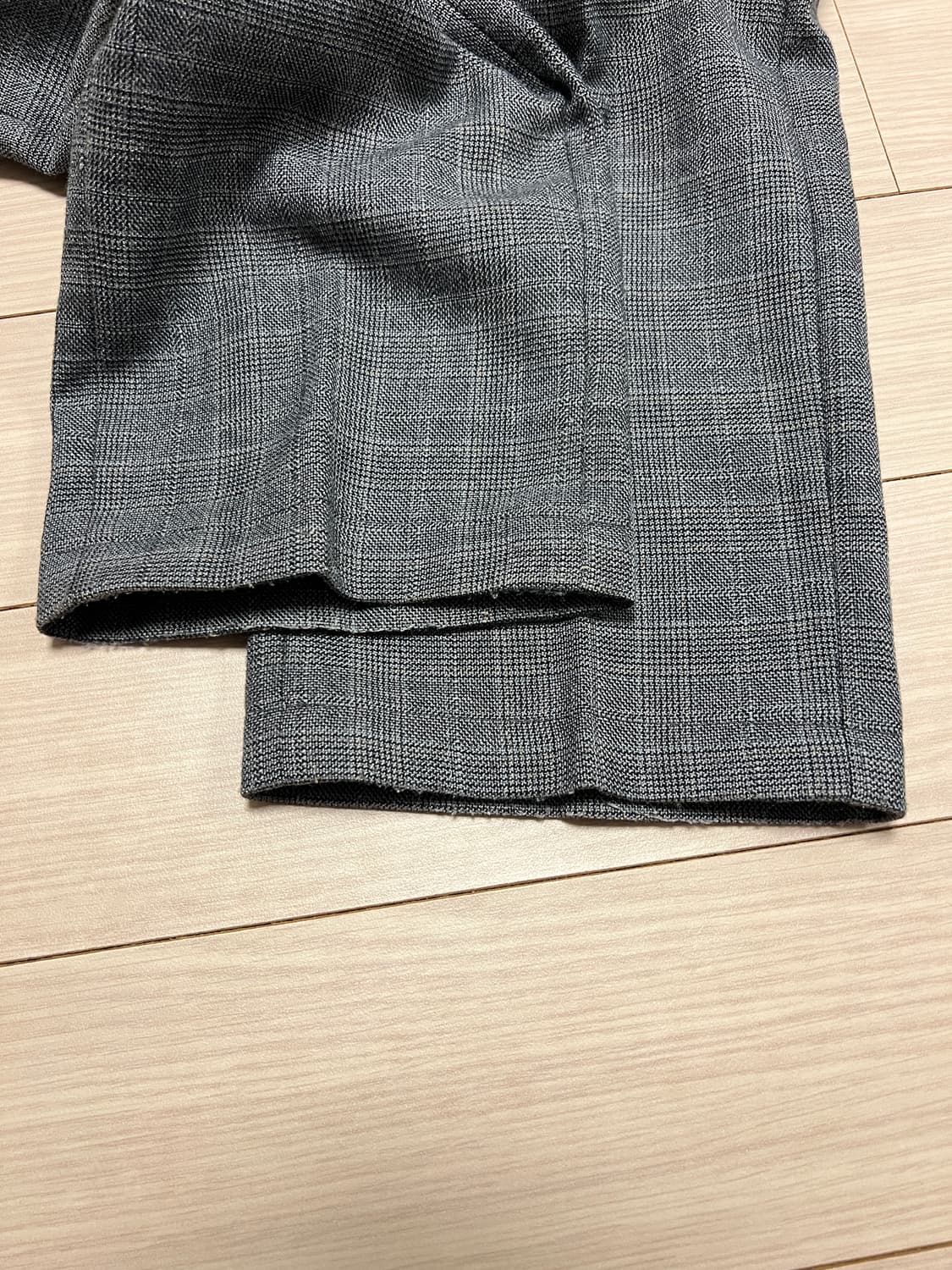 그레이 체크 슬랙스 팬츠 / 클래식 슬림핏 / 30 상품이미지7