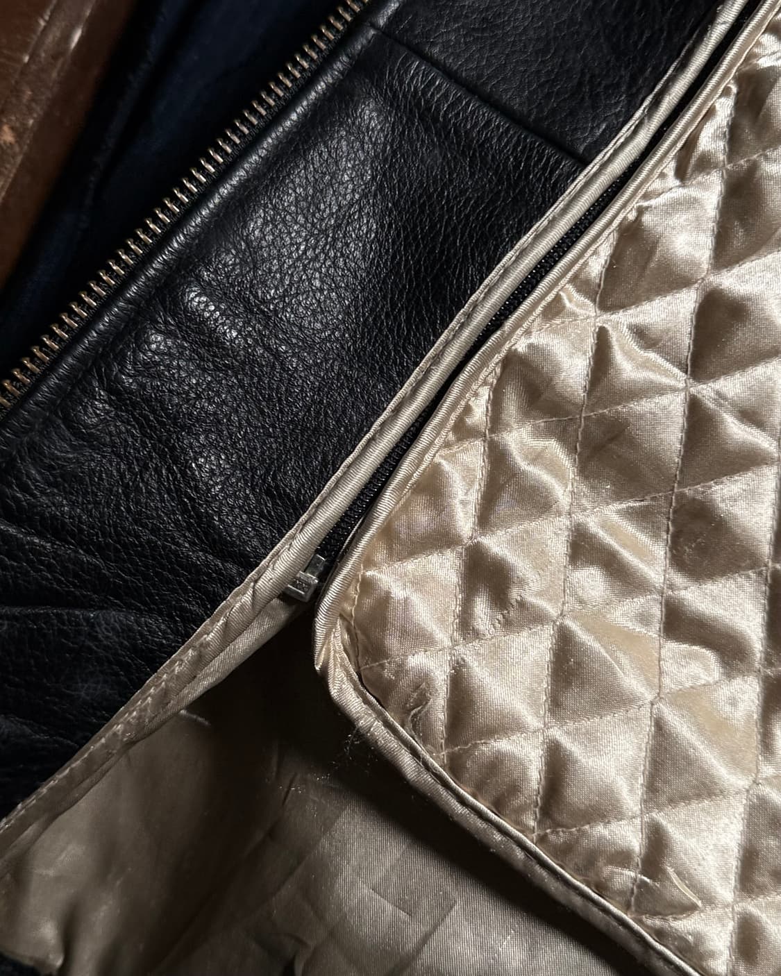 90-00‘s 찰스 클레인 카우하이드 카코트 L 상품이미지4