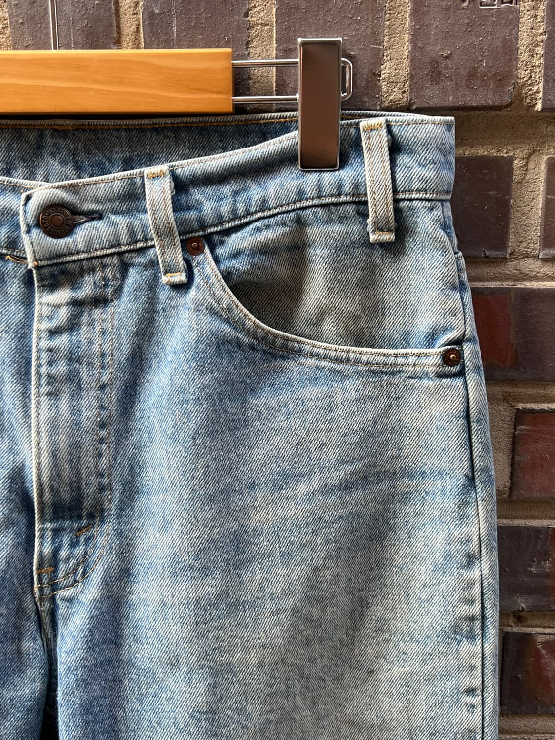 90's [33x30] 리바이스 509 오렌지탭 USA 빈티지 데님 팬츠 상품이미지2